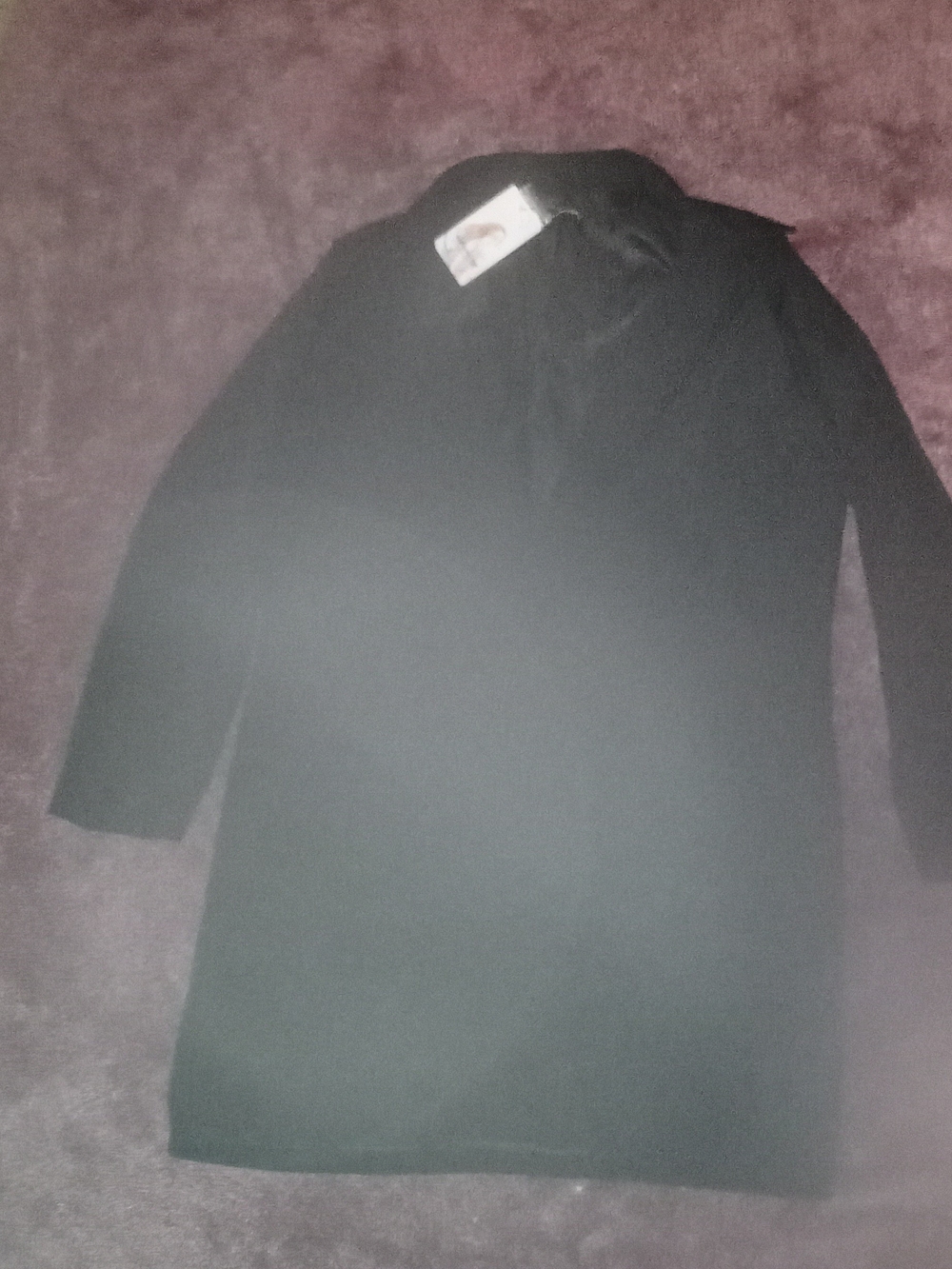 NWT PrettyGarden Black Women's Long Sleeve Coat Dress